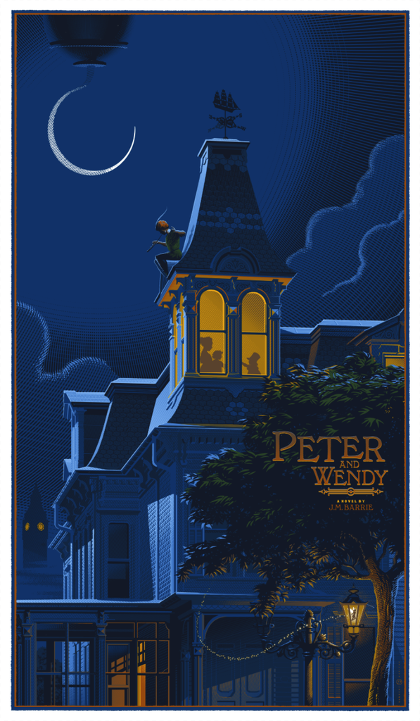 Laurent Durieux 'Peter Pan' Print Available