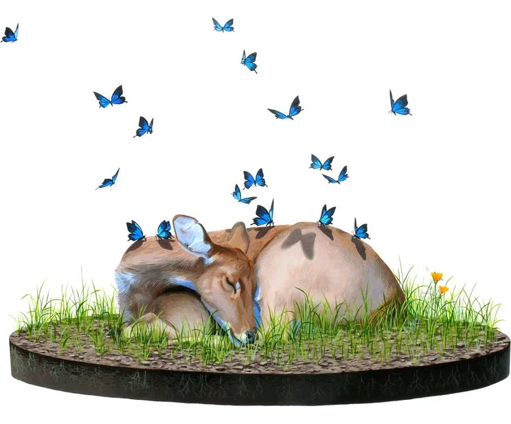 Josh Keyes 'Dawn II' Print Available Until May 7th