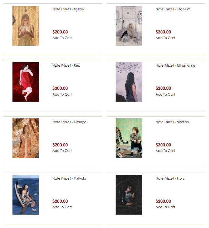 Nate Frizzell Various 'Chicks/Colours' Prints Available