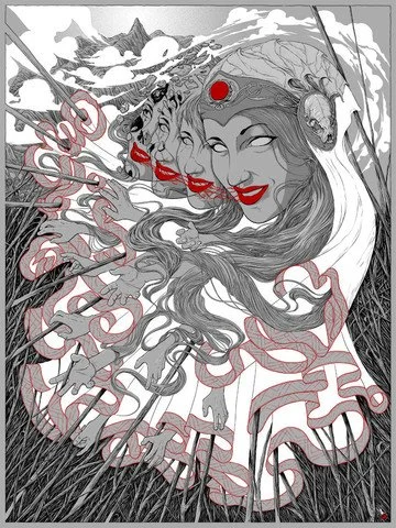 Randy Ortiz 'The Imprecation Of A Nameless Obscenity' Print Available