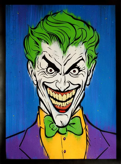 Michael Latimer 'Joker', 'Vertigris' + 'Bat' Prints Available
