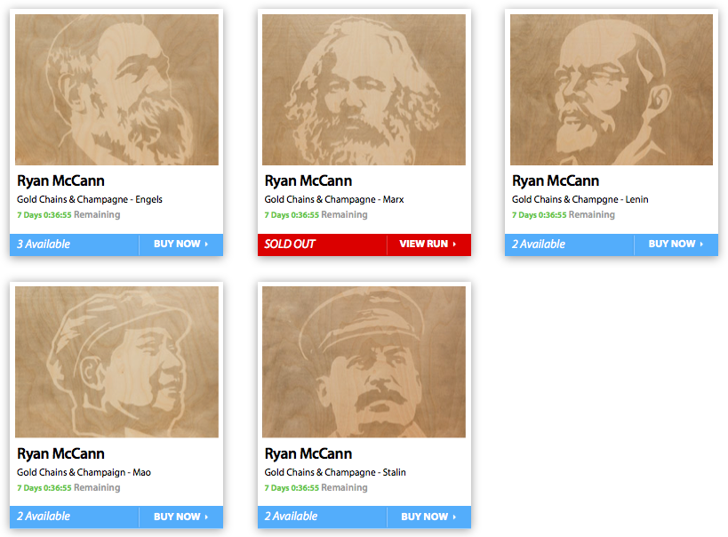 Ryan McCann 'Gold Chains + Champagne' Available