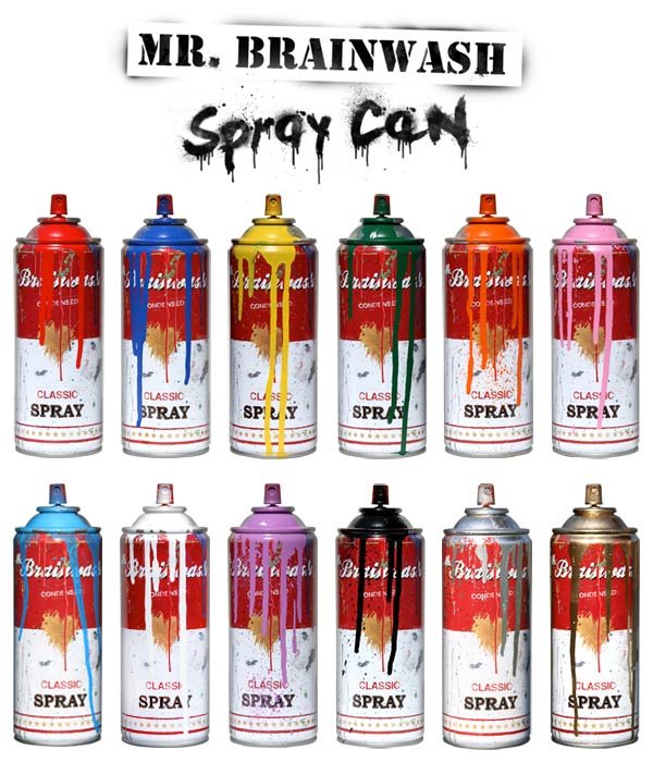 Mr Brainwash 'Spray Can' Print Release Details