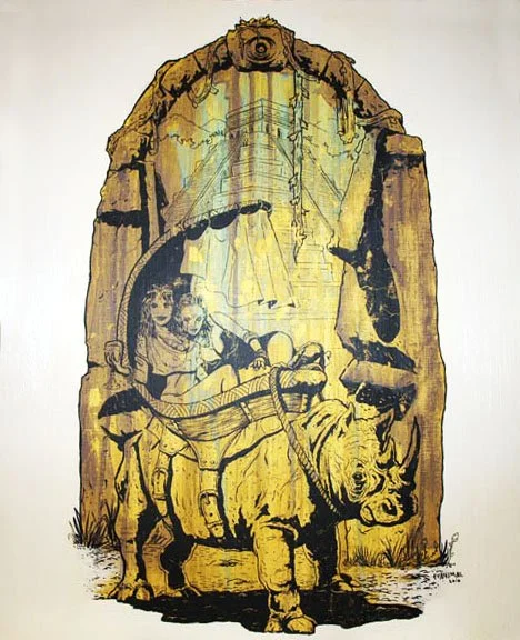 Evanimal 'Rhinos Queen' Print + 'Off The Hook III' Show SNEAK PEAK