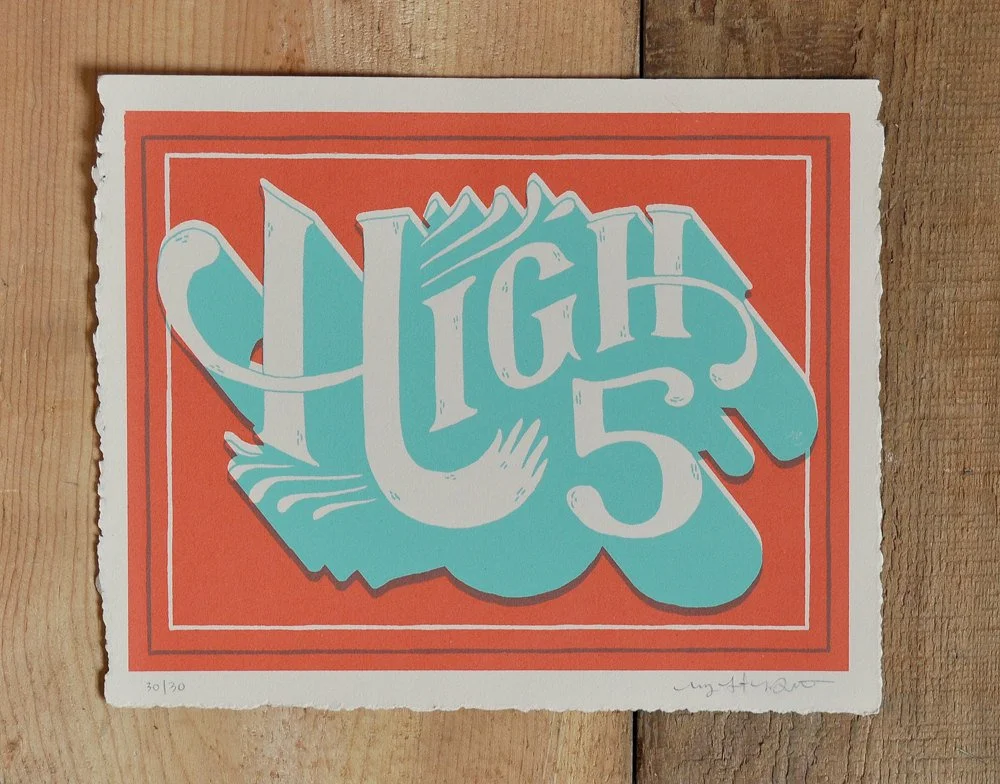 Mary Kate McDevitt 'High 5' Print Available
