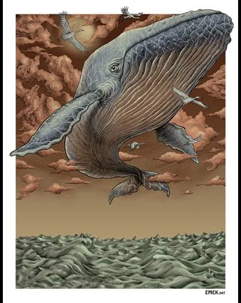 Emek 'Whale' Time Release Print Details