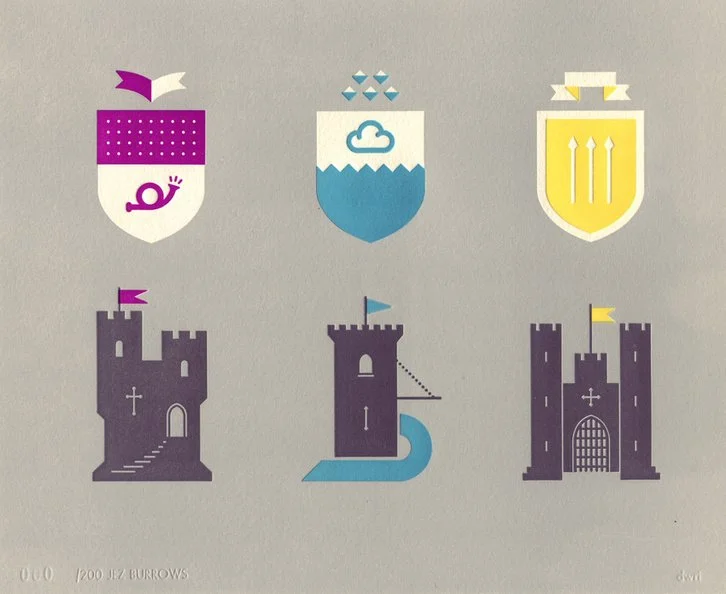 Jez Burrows 'A Blazoning Of Arms' Print Available