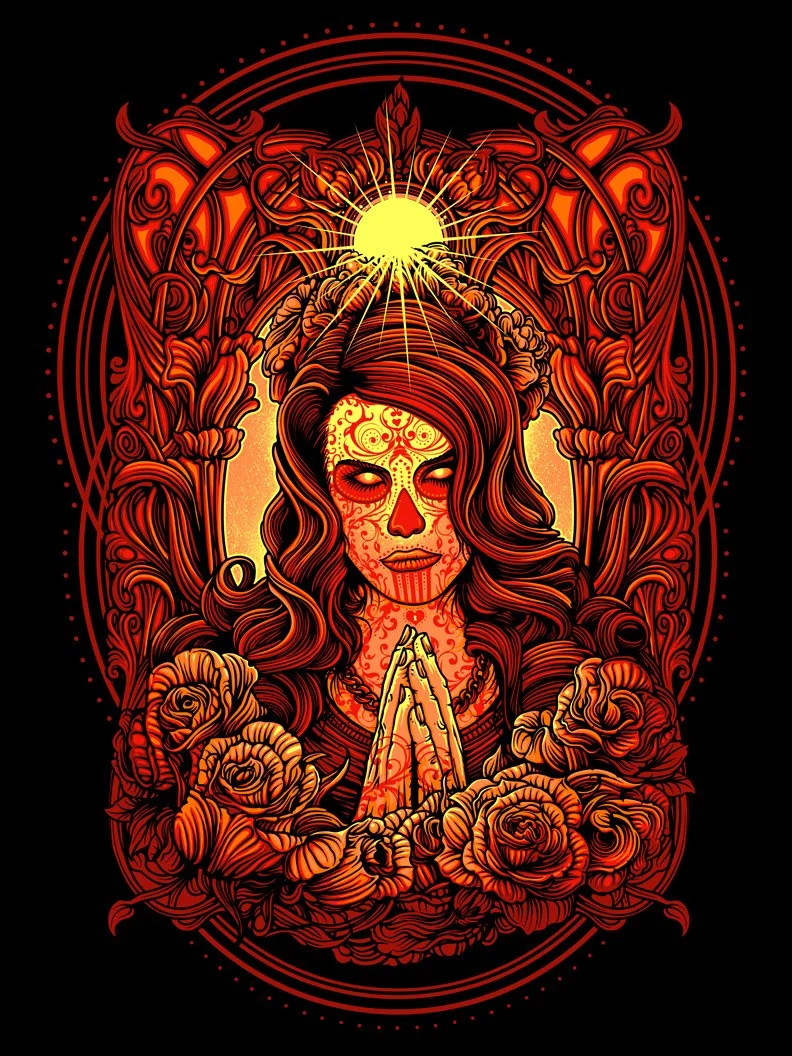 Dan Mumford 'Lady Of The Dead' Print Release Details