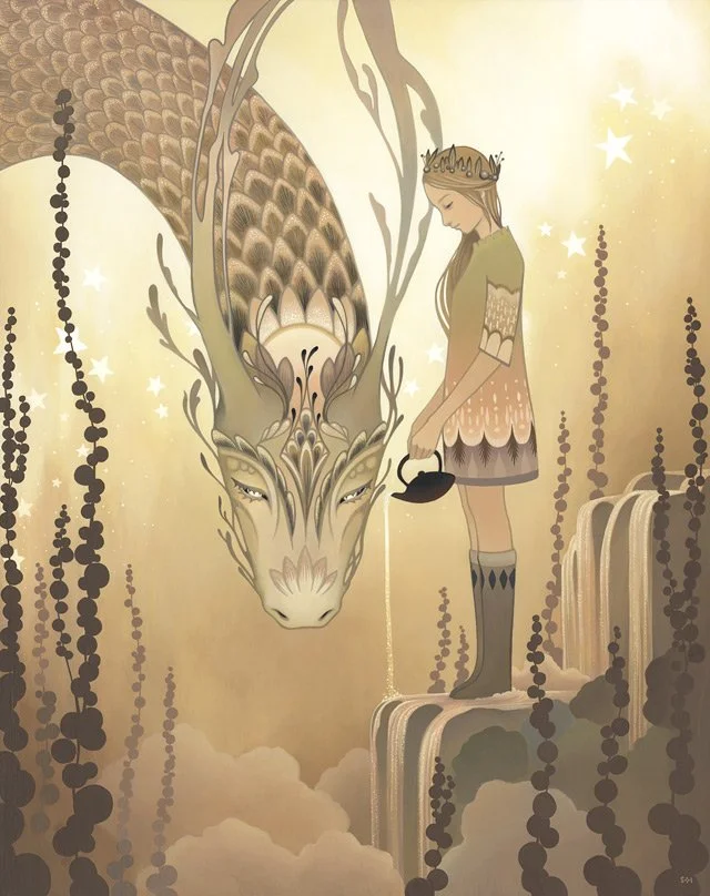 Amy Sol 'Water For A Garden Spirit' Print Available