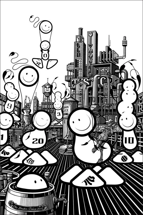 London Police 'Kentuckey Fried...', 'Sipping Maker's Mark...' + 'Meeting Rod...' Print Release Details