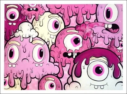 Buff Monster 'The Creamsters' Print Available + Video