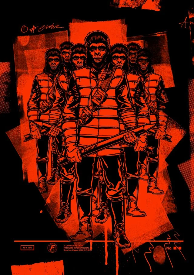 Fantome 'Evolve' Screenprint On Acrylic Available