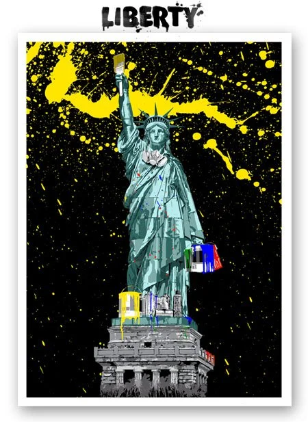 Mr Brainwash 'Liberty' Print Release Info