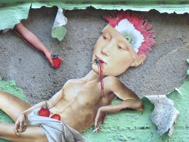 Judith Supine Paste Up In Chaing Mai Thailand + News
