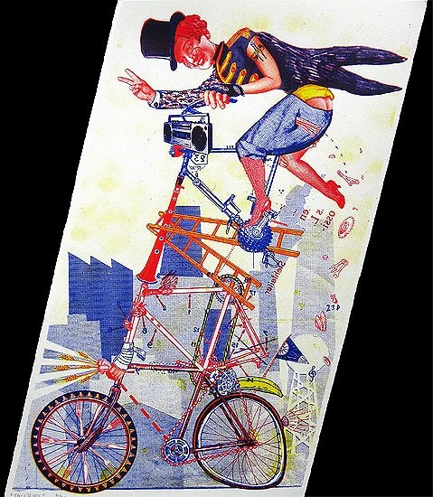 Various + Gould 'Tall Bike' Print Available