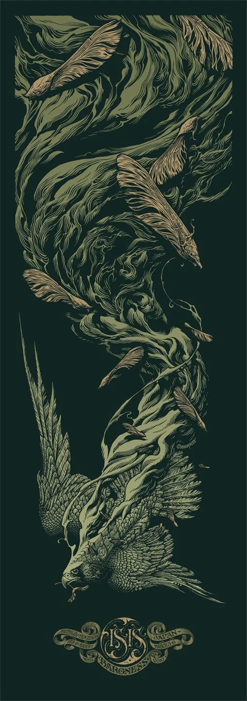 Aaron Horkey 'Isis Baroness' Print Release Details