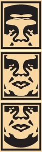 Obey Offset '3 Face' Cream Prints Available