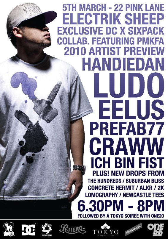 Electrik Sheep 'Handiedan', 'Eelus', 'Prefab77' + 'Ludo' Upcoming Show