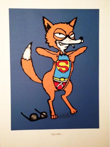 Mau Mau 'Kryptonite Fox' Prints Available