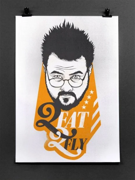 Aaron Scamihorn '2 Fat 2 Fly' Kevin Smith Print 