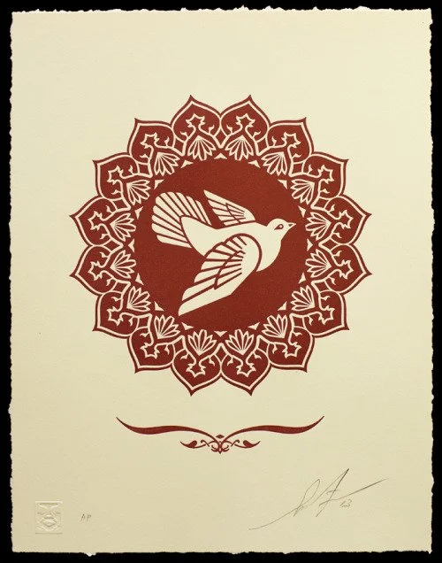 Obey 'Peace Dove' Letterpress Print Release Details