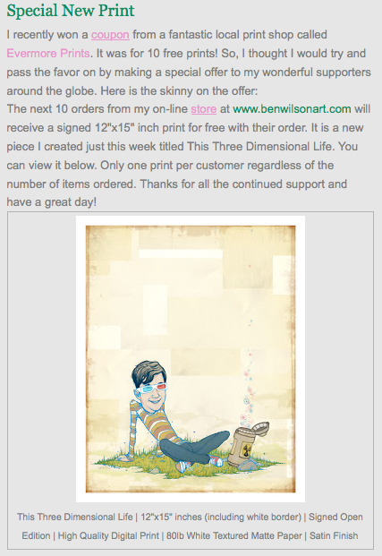 Ben Wilson 'The Three Dimensional Life' FREE...