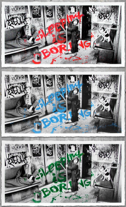 Mr Brainwash 'Sleep Is Boring' Print Release Details