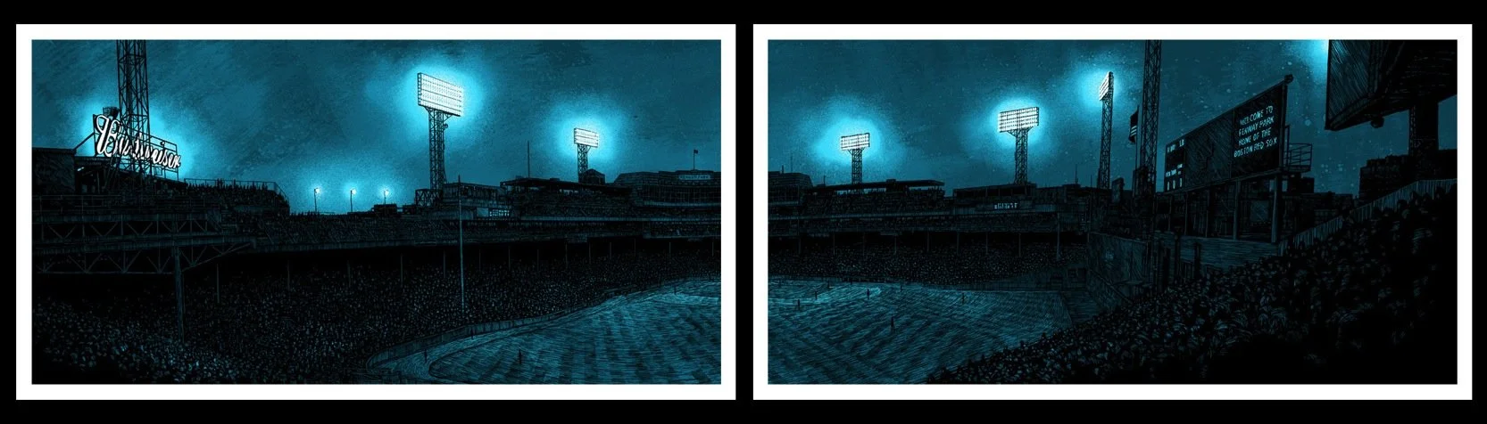 Daniel Danger 'Fenway' Diptych SNEAK PEAK