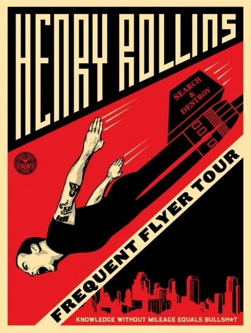 Obey 'Henry Rollins Frequent Flyer Tour' Prints Release Details
