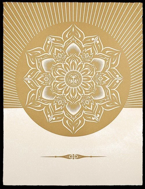 Obey 'Lotus Diamond' + 'Lotus Crescent' Prints Available