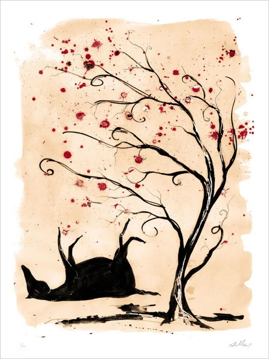 Mike Stilkey 'Sleeping Horse' Print Available