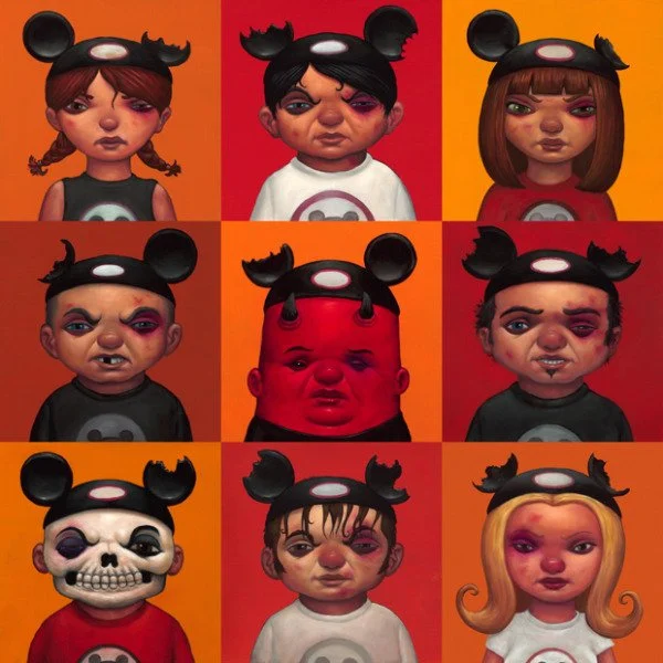 Bob Dob 'Black Eyed Mouseketeers' Print Available