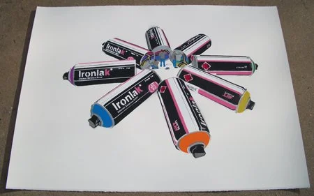 Ian Millard 'Ironlak Attack' + 'Baby You're The Bomb' Prints Release Details
