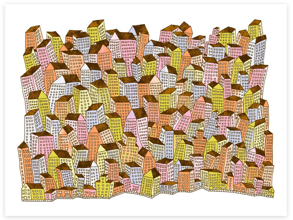 Nate Duval '133 Buildings', 'Midnight Manor' + 'Nighttime In The City' Prints Available