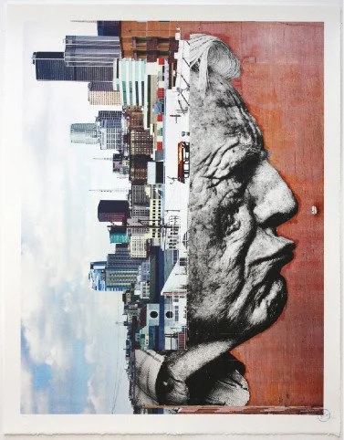 JR 'Robert Upside Down - Wrinkles Of The City' Print Available