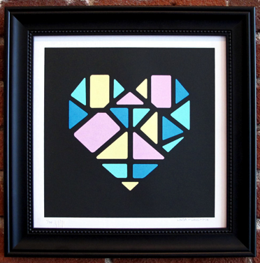 Love + Made 'Heart' Print Available