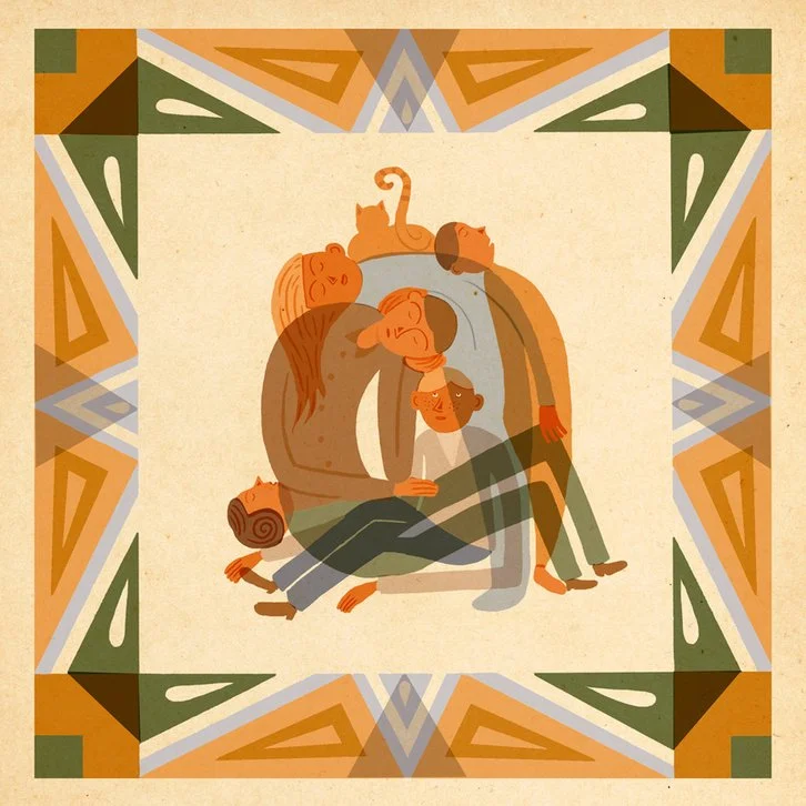 Lilli Carre 'Sleep Heap' Print Available