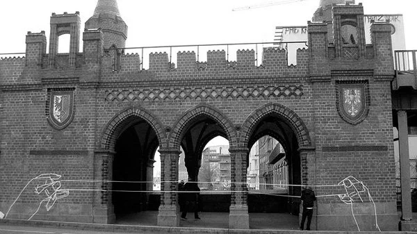 BUFFdiss Awesome 'Bridging The Gap' Masking Tape Graffiti