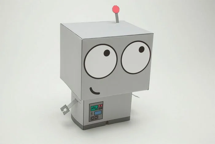 Drew Tetz 'Baby Robot Friend' + 'Jamz' Paper Toys Available