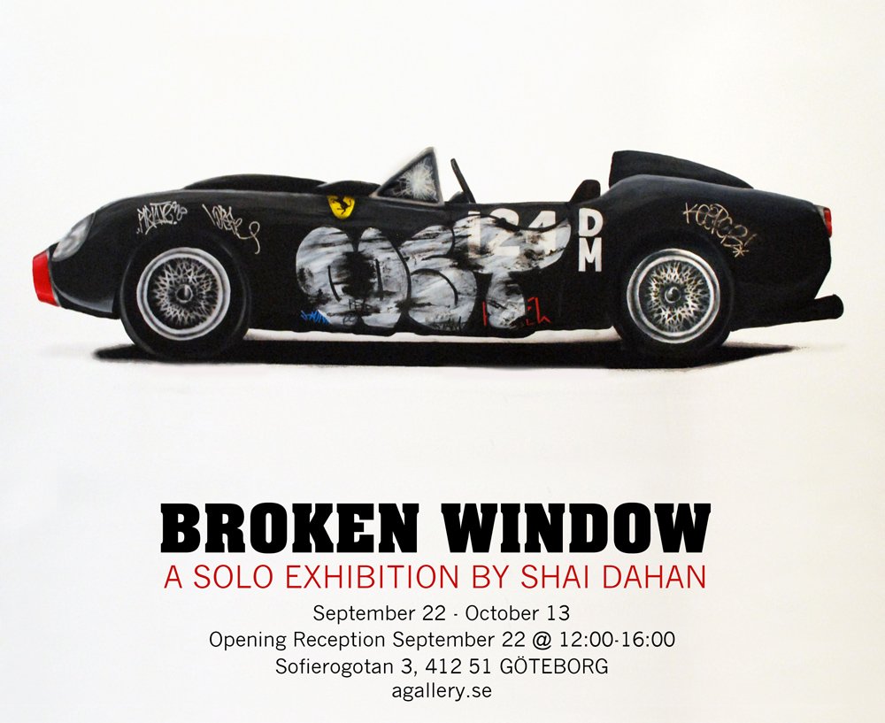 Shai Dahan 'Broken Windows' Art Show Details
