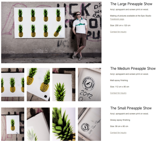 Rainer Traepper 'Pineapple' Goodness Available