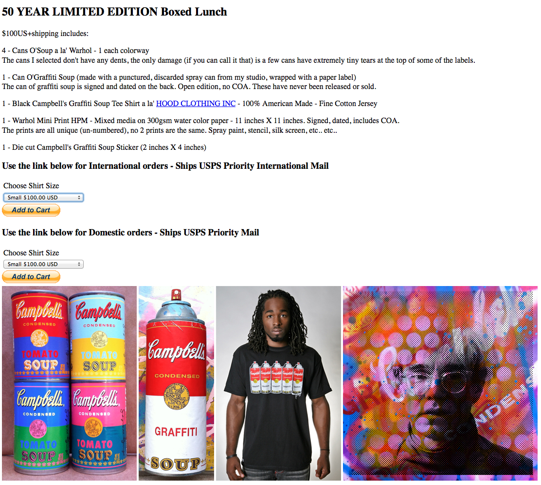 Rene Gagnon '50 Year Lunch Box' Deal Available