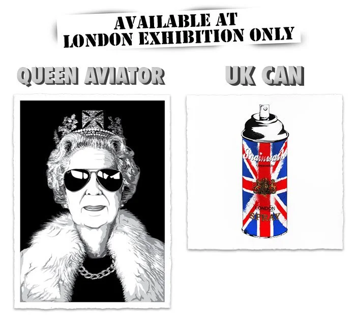 Mr Brainwash 'Aviator' + 'UK Can' Available NOW!