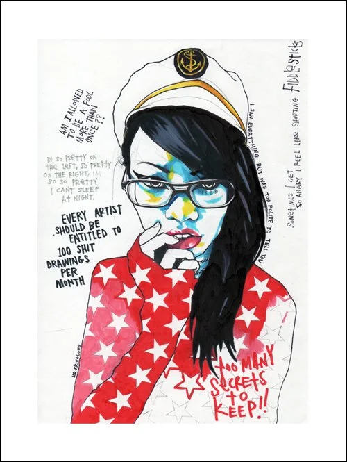 Mr Frivolous 'It Aint Easy Playing Dumb' Print Available