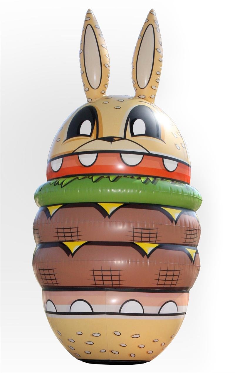 Joe Ledbetter 'Burger Bunny' Inflatable Available