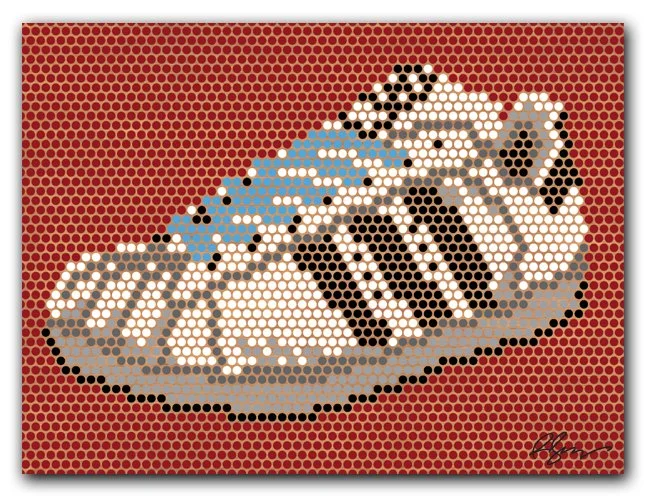 Rene Gagnon 'Bubble Shell Toe' On Wood Available
