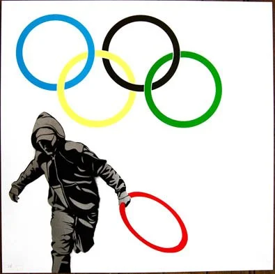 Pure Evil 'The New Logo For The Hackney Looting Team' Print