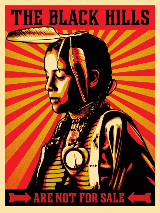 Obey 'The Black Hills Are Not For Sale' Print Release Details