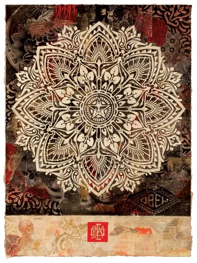 Obey 'Mandala Ornament 2 Dark' HPM Available