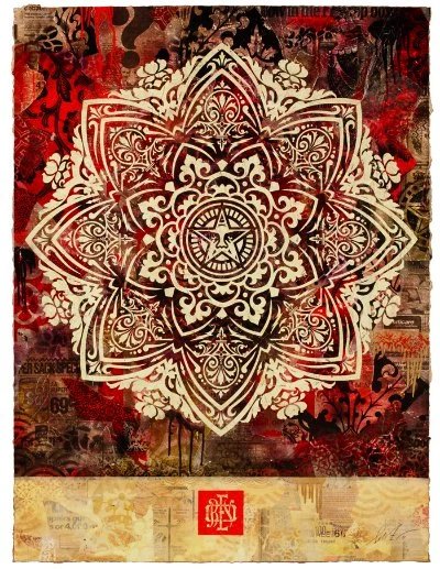 Obey 'Mandala Ornament 1 Dark' HPM Available